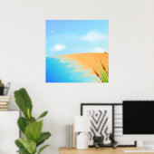 Lift a Beach Poster (Thuiskantoor)