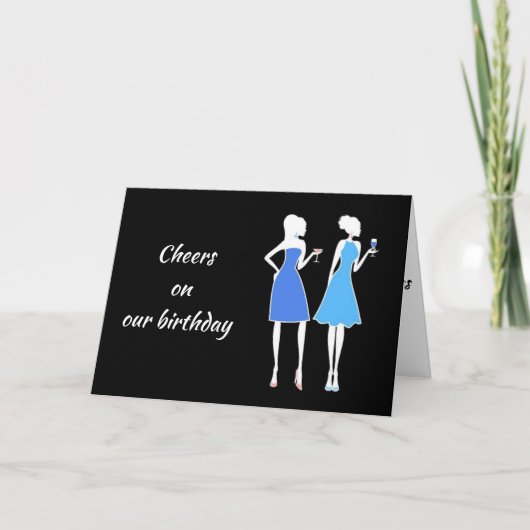 ** LIFT A GLASS AND CHEERS** OP GEDEELDE MAANDAG* KAART (Voorkant)
