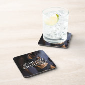 Lift als een beest, eruit als een schoonheid - Wor Bier Onderzetter (Rechterzijde)