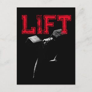Lift Bodybuilding Fitness Motivatie Feestdagenkaart