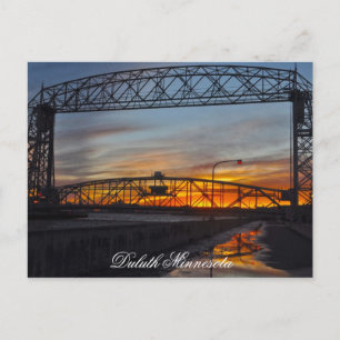Lift Bridge bij Duluth Minnesota Briefkaart