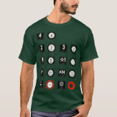 Lift Buttonnen T-shirt (Voorkant)