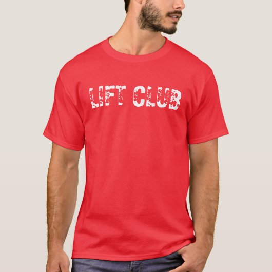 LIFT CLUB - Gepersonaliseerd T-shirt (Voorkant)