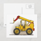 Lift Construction Post Card Briefkaart (Voorkant / Achterkant)