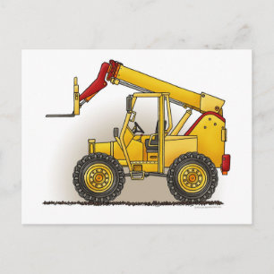 Lift Construction Post Card Briefkaart