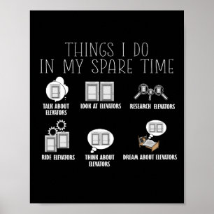 Lift Constructor Lift Mechanische Lift Poster