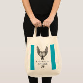 "Lift Each Other Up" Birds. Tote Bag (Voorkant (product))