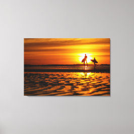 Lift een Beach! Canvas Afdruk