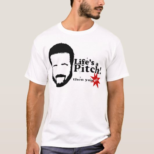 Lift een Pitch! T-shirt (Voorkant)