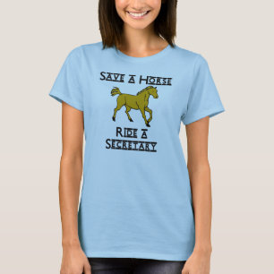 lift een secretaresse t-shirt