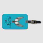 "Lift elkaar op" Vogels. Bagage label (Voorkant (horizontaal))