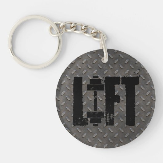 LIFT FITNESS SPORTZAAL EN TRAINING SLEUTELHANGER (Voorkant)