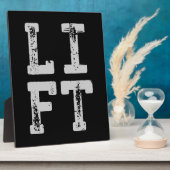 LIFT - fitnessruimte, training, gewichtheffen, Ins Fotoplaat (Zijkant)