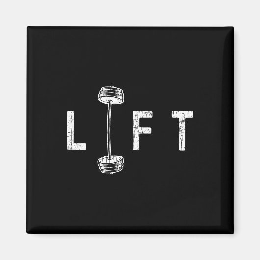 Lift Funny Gym Inspirerende Motivatie Graphic Magneet (Voorkant)