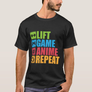 Lift, game, anime, t-shirt