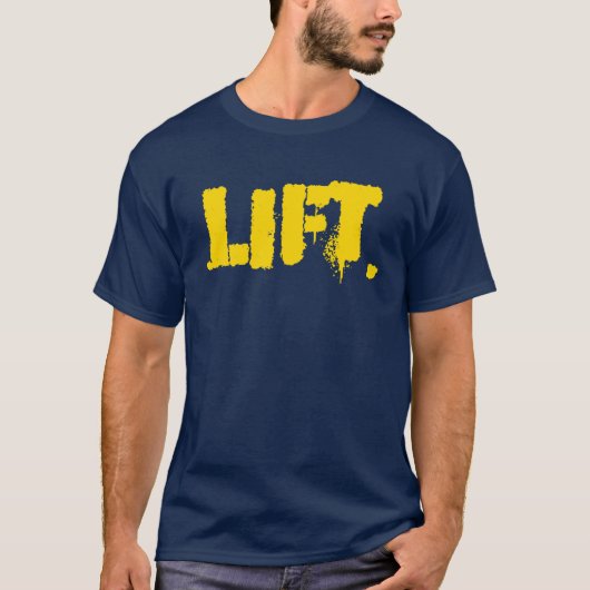 LIFT Geel T-shirt (Voorkant)