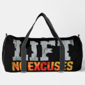 LIFT GEEN EXCUSES GYM TRAINING PLUNJEZAK (Voorkant)
