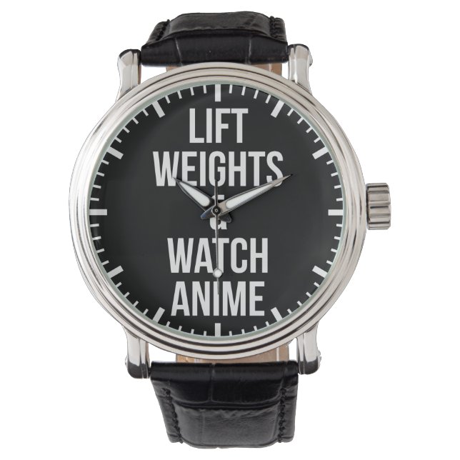 Lift gewichten en horloge anime - Inspirerend spor