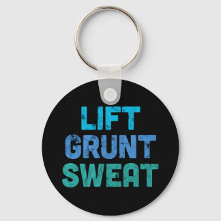 Lift Grunt Sweat Bodybuilder Gym Exercise Sleutelhanger