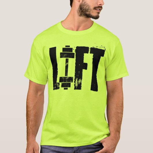 LIFT GYM WEIGHTLIFTING T-SHIRT (Voorkant)