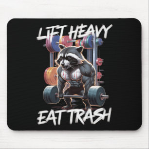 Lift Heavy Eat Trash Gewichtheffen Bodybuilding By Muismat