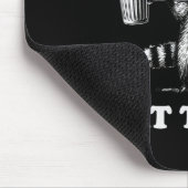 Lift Heavy Eat Trash Gewichtheffen Grappige Workou Muismat (Hoek)