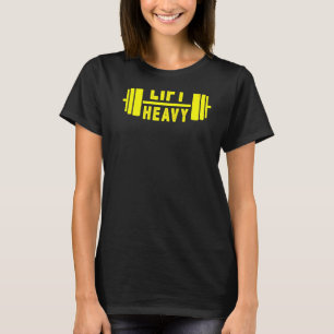 Lift Heavy Fitness - oefening Gym Freak T-shirt