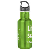 Lift Heavy Funny Gym Fit Fitness Humor & Joke Waterfles (Achterkant)