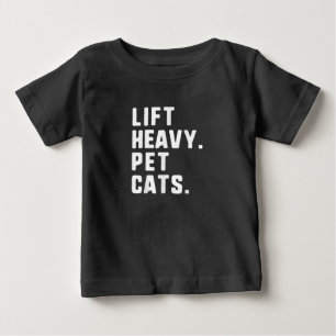 Lift Heavy Pet Cats Funny Gym Workout Lifting Gift