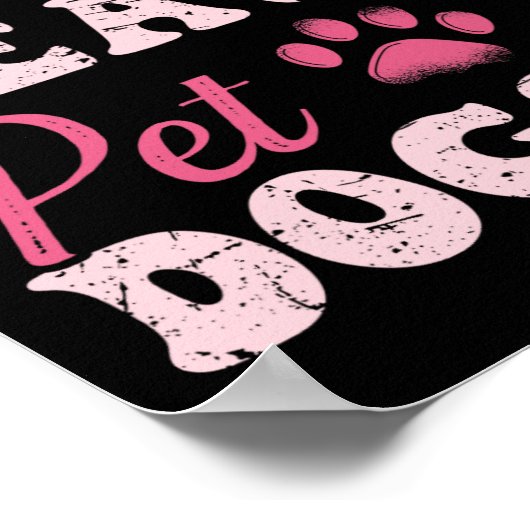 Lift Heavy Pet Dogs Workout Bodybuilding Weightlif Poster (Hoek)