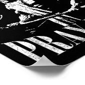 Lift Heavy Pray Hard Gym Jesus Christelijk voor Ch Poster (Hoek)