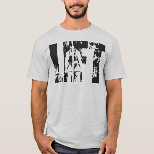 LIFT - Iconische stijl Bodybuilding Deadlift Shirt (Voorkant)