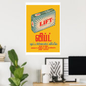 LIFT (Indische  matchbox cover) Poster (Thuiskantoor)