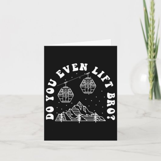 Lift je zelfs Bro Kaart (Voorkant)