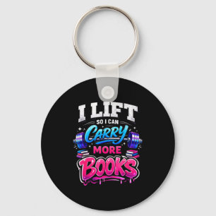 Lift kan meer boeken dragen lezers grappig sleutelhanger
