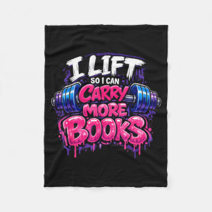 Lift kan meer boeken dragen lezers lezer fleece deken
