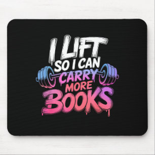 Lift kan meer boeken dragen lezers lezer muismat