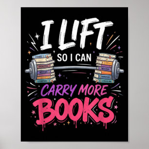 Lift kan meer boeken dragen lezers lezer poster