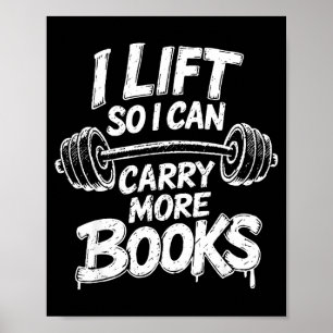 Lift kan meer boeken dragen lezers lezer poster