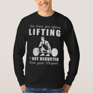 Lift & Lach! De tijd die je besteedt aan het optil T-shirt