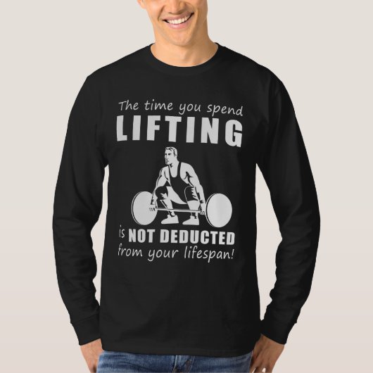 Lift & Lach! De tijd die je besteedt aan het optil T-shirt (Voorkant)