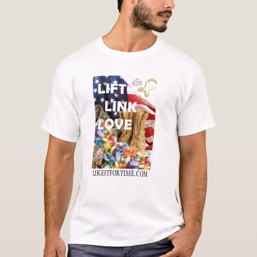 LIFT LINK LOVE 2 T-SHIRT (Voorkant)