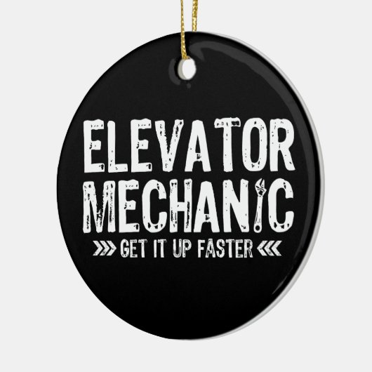 Lift Mechanics Krijg Het Op Sneller Repairman Gift Keramisch Ornament (Links)