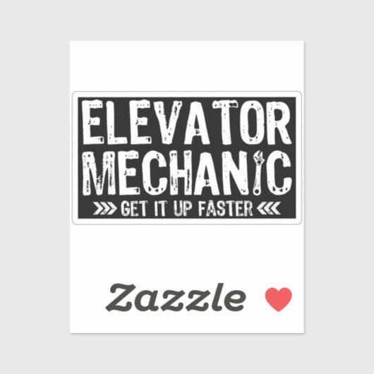 Lift Mechanics Krijg Het Op Sneller Repairman Gift Sticker (Vel)