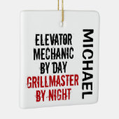 Lift Mechanische Grillmaster CUSTOM Keramisch Ornament (Rechts)