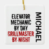 Lift Mechanische Grillmaster CUSTOM Keramisch Ornament (Voorkant)