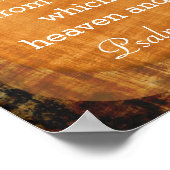 Lift Mine Eyes op - Psalms 121:1-2 Poster (Hoek)