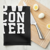 Lift nu, Bacon later - Funny Workout Theedoek (Quarter Fold)