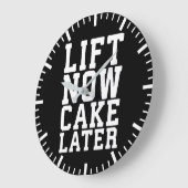 Lift nu, cake later - Carbs - Funny Workout Grote Klok (Hoek)