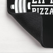 Lift nu, Pizza Later, Barbell - Funny Novelty Gym Muismat (Hoek)